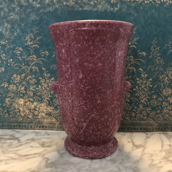 Robinson Ransbottom Speckled Victorian Vase - Picture 1 of 4